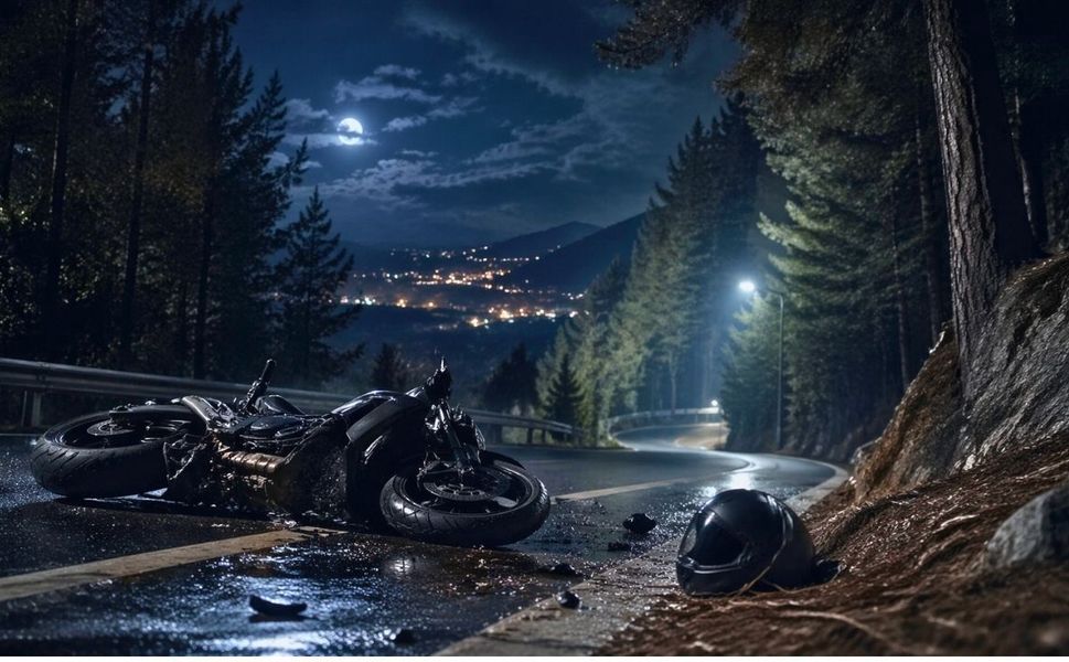 Uşak’ta Motosiklet kazası; Sürücüsü Yaşamını Yitirdi