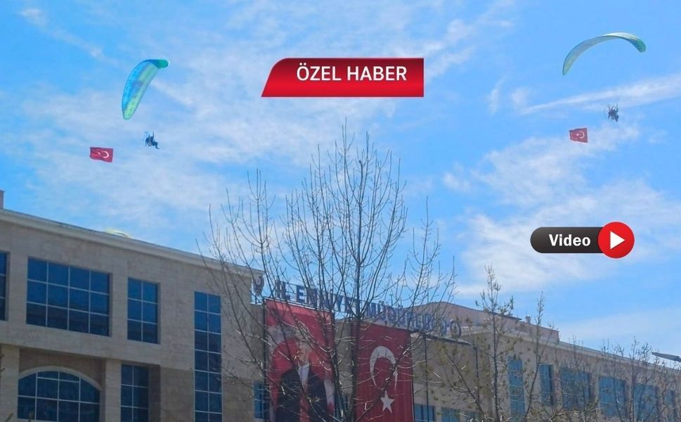 Uşak Havacılık Kulübü Polisimizi Gökyüzünden Kutladı