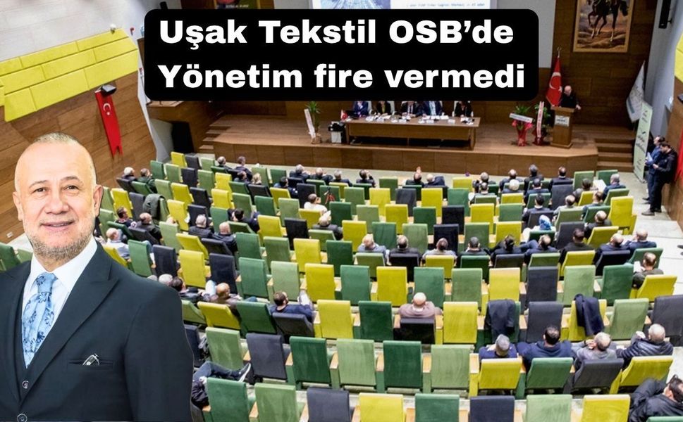 Uşak OSB yönetim kurulu güven tazeledi