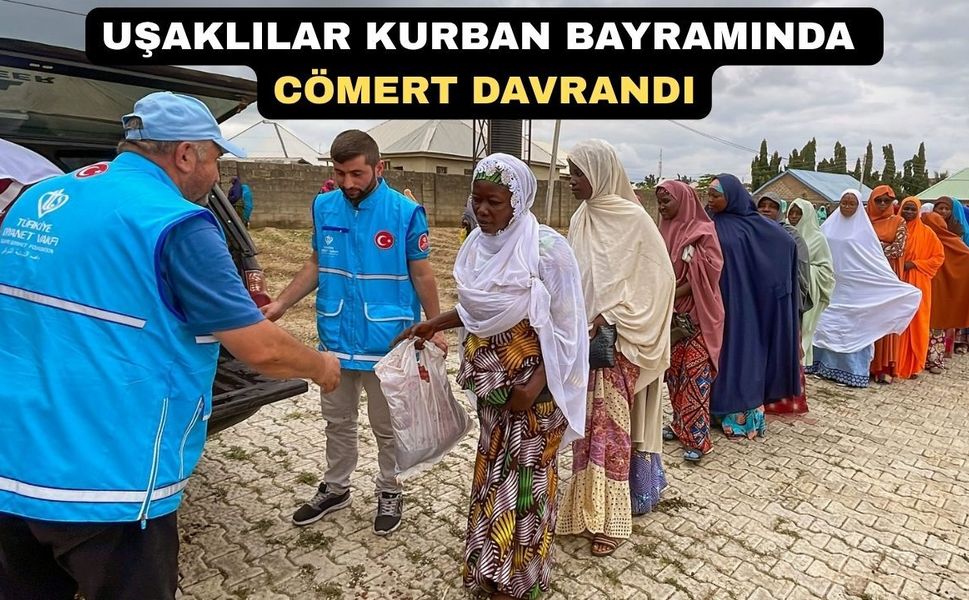 Türk Diyanet Vakfı Uşak Temsilciliğinden Uşaklılara teşekkür