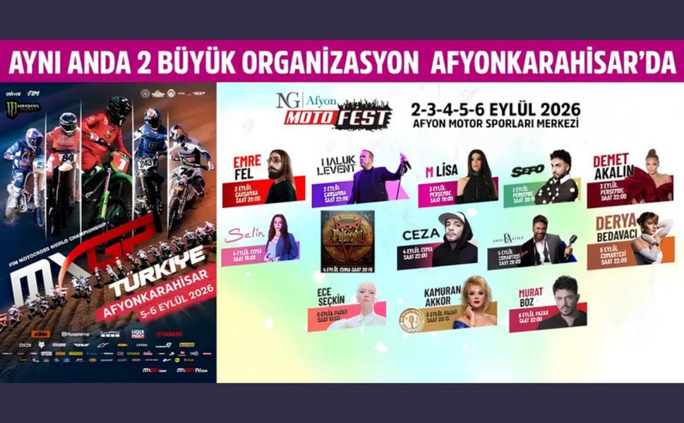 Afyonkarahisar 5 Gün Boyunca Müziğe ve Adrenaline Doyacak