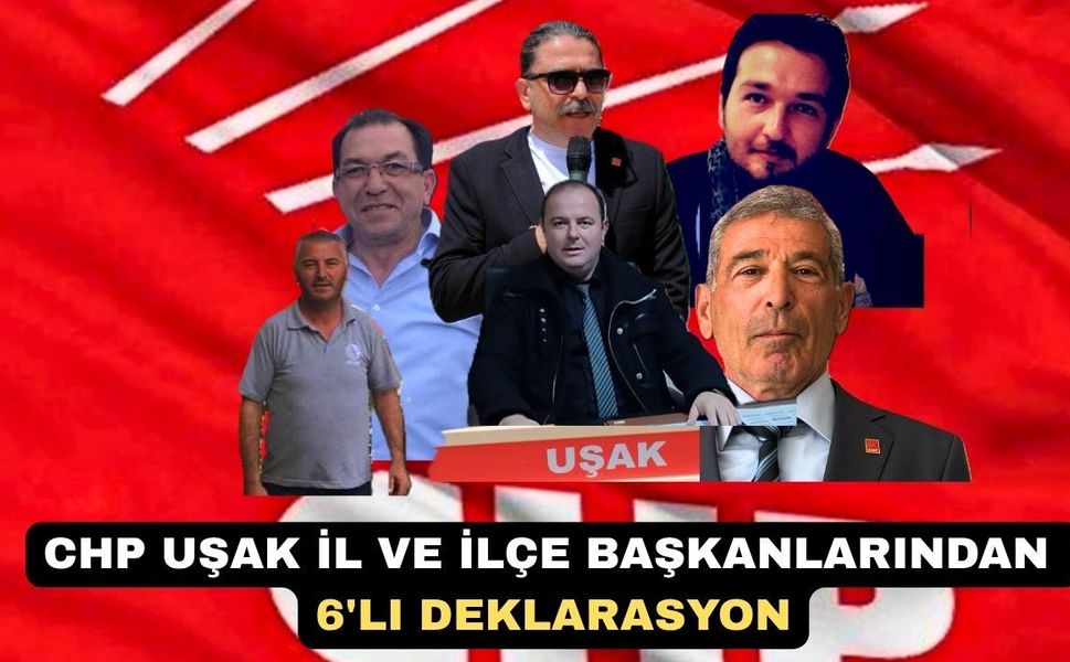 CHP Uşak Örgütü: “Özgür Özel yönetiminin arkasındayız”