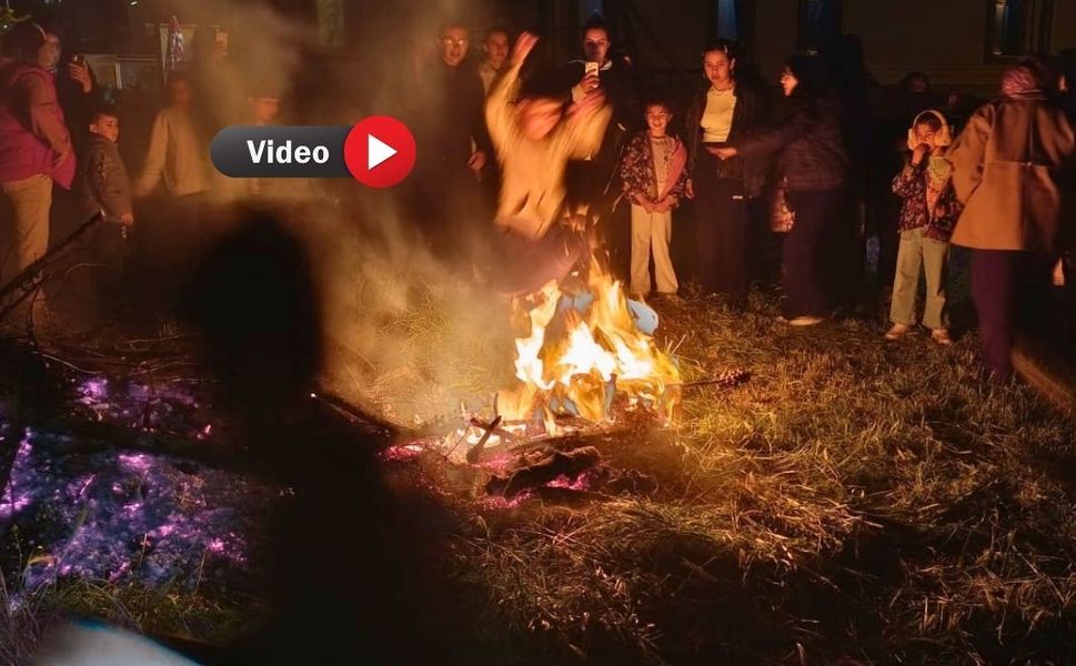 Uşak’ın Eşme İlçesinde Hıdırellez Ateşi Yandı