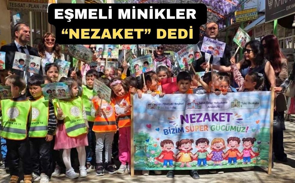 Uşak’ta Minikler “Akran Zorbalığına Hayır” Dedi