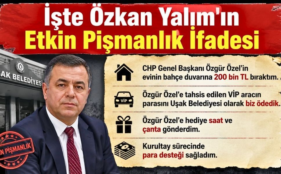 Uşak Eski Belediye Başkanı Yalım Baklayı Ağzından Çıkardı