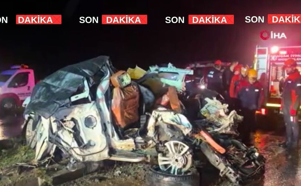 Uşak’ta ki Korkunç kazada Ölü sayısı 4’e Yükseldi