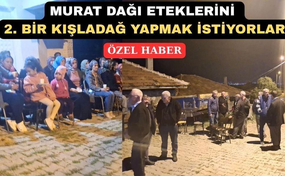 Uşak’ın kuzey köyleri madenci tehdidi altında