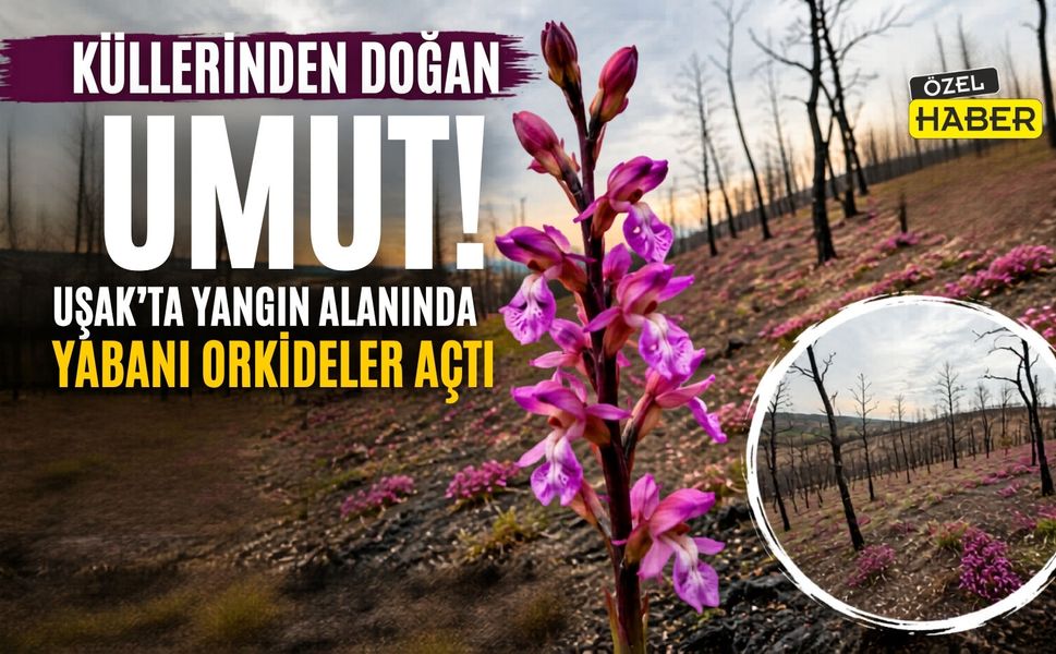 Yanmış Toprakta Hayat: “Uşak’ta Orkideler Umut Oldu”