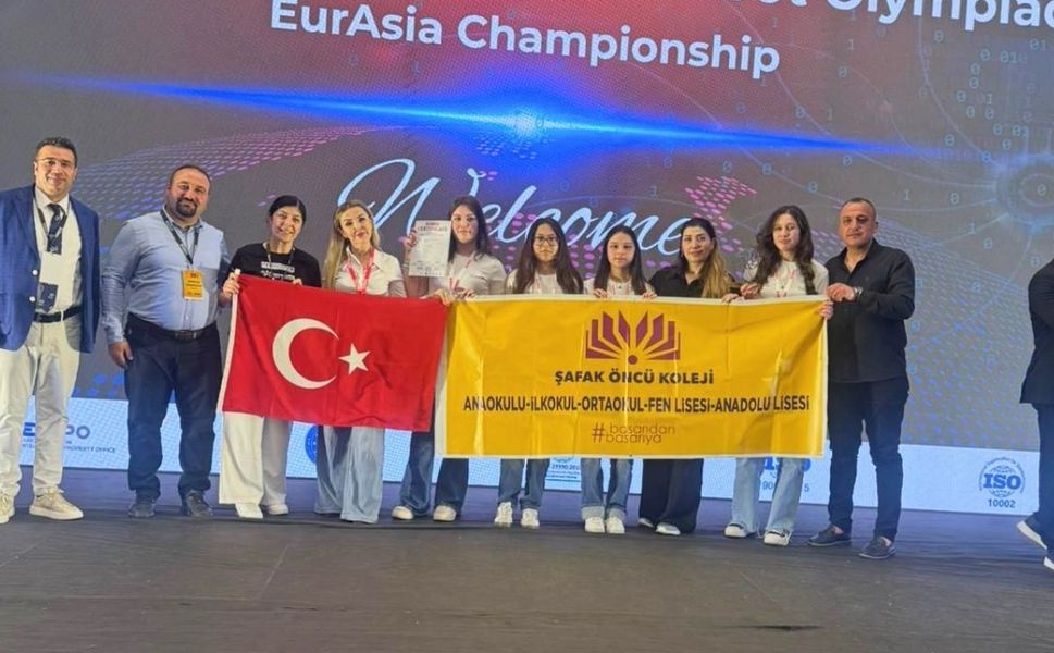 Uşak Özel Şafak Öncü Fen Lisesi Avrasya 3. Oldu