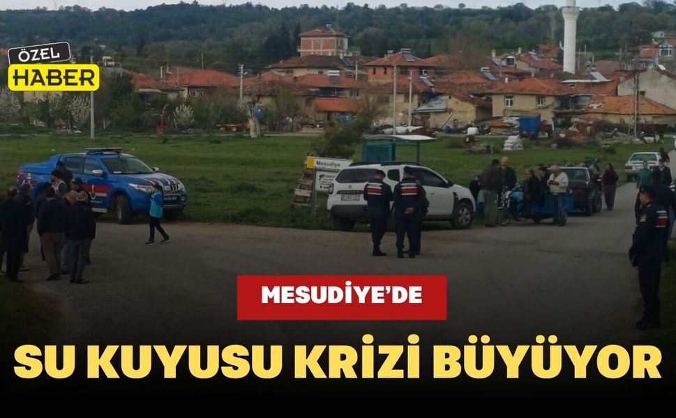Mesudiye’de Su Kuyusu Krizi Büyüyor