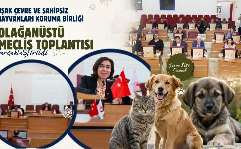 Uşak’ta sahipsiz canlar için olağanüstü toplantı