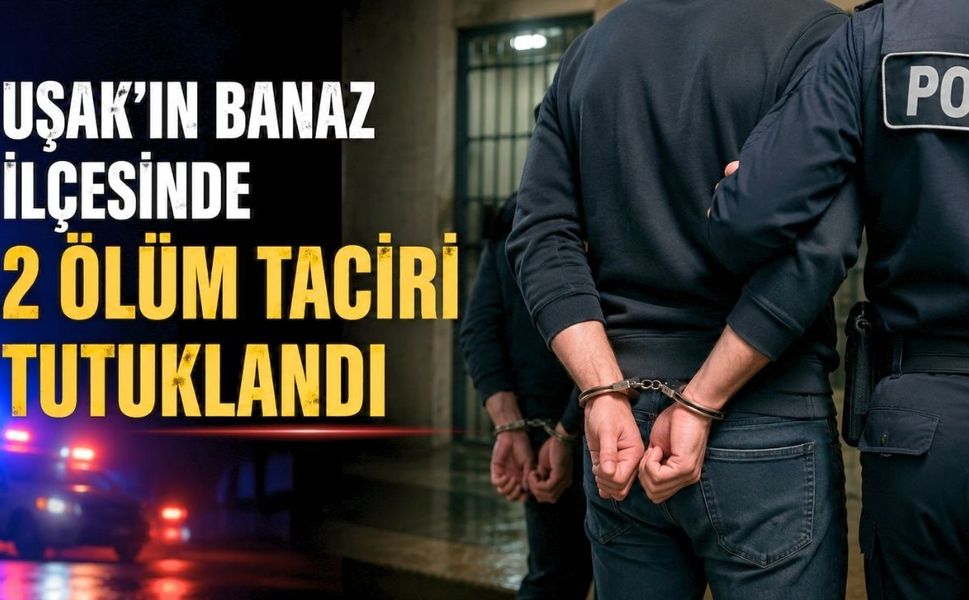 Uşak’ın Banaz ilçesinde 2 ölüm taciri tutuklandı