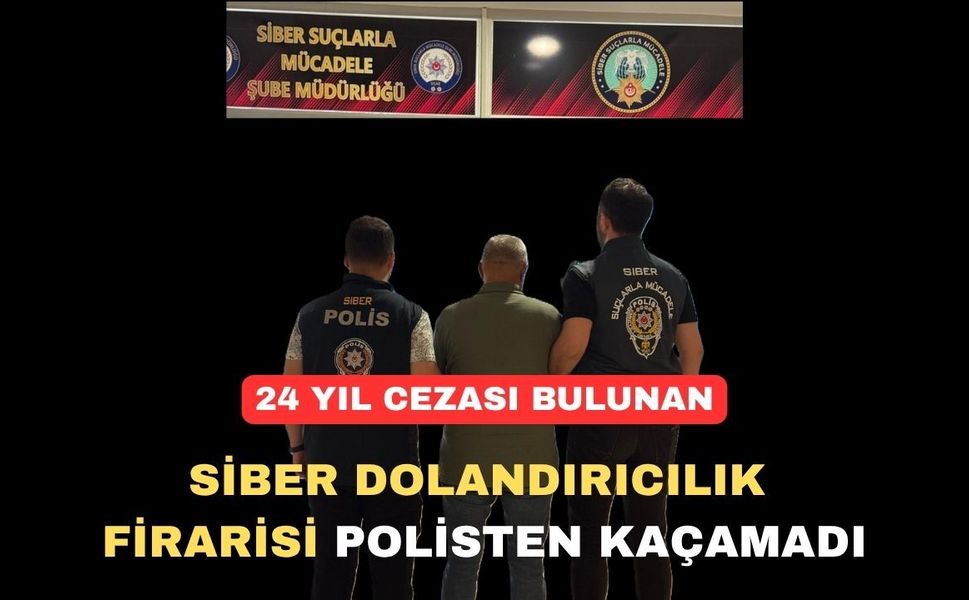 Uşak'ta Siber Dolandırıcılık Hükümlüsü Yakalandı