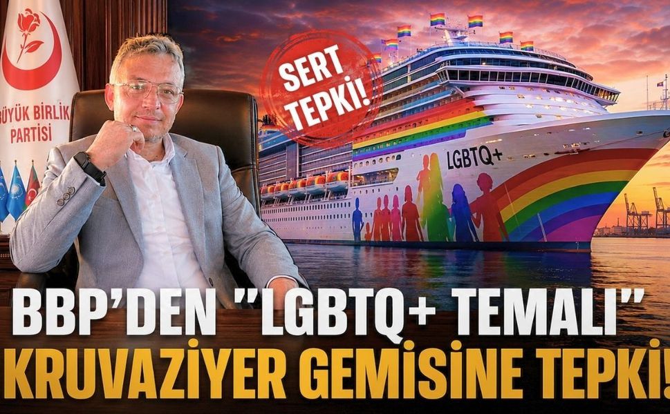 "LGBTQ+" temalı kruvaziyer gemisine Uşak’tan tepki