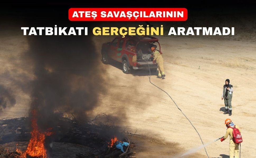 Ateş Savaşçıları Uşak’ta Orman Yangınlarına karşı Hazır