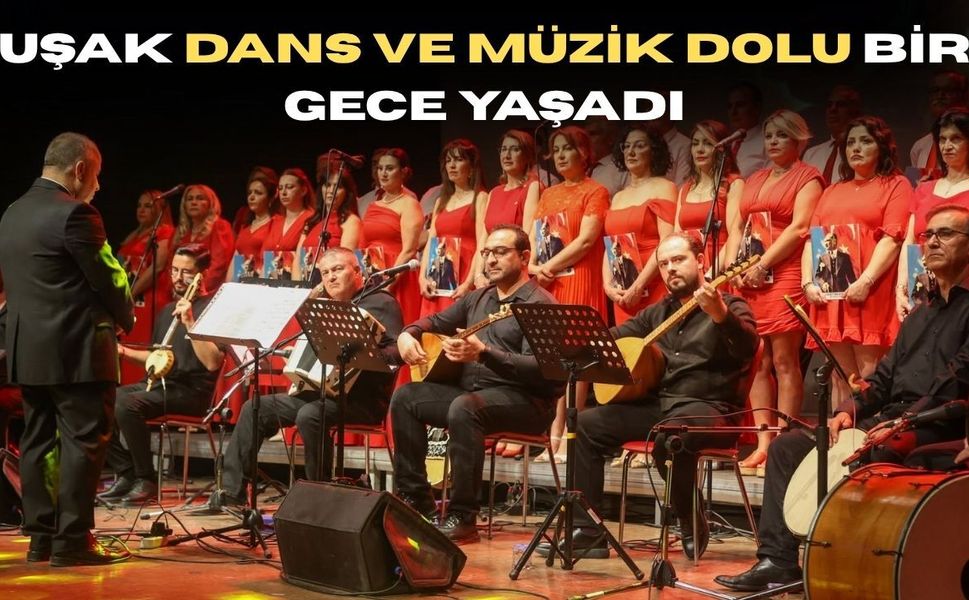 Uşak Aydost THMi Topluluğu müzik ve dans gecesi sundu