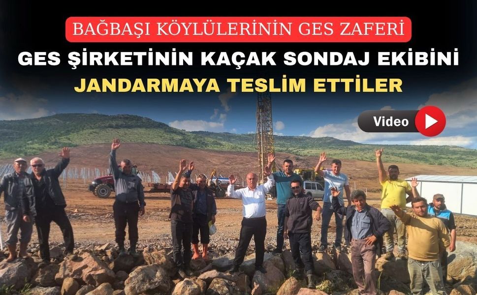 Uşak’ın Bağbaşı köylüleri Kaçak sondaja 2. kez izin vermedi