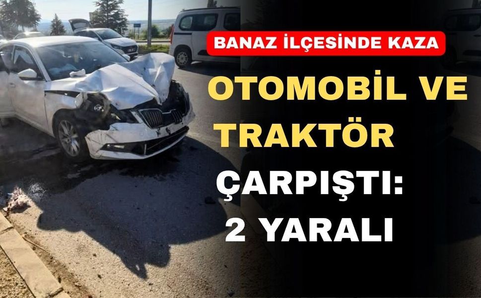 Uşak bu sabah gözünü trafik kazasıyla açtı