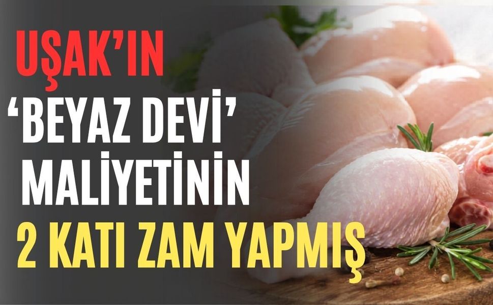 Uşak’ın ‘beyaz devi’ maliyetinin 2 katı zam yapmış