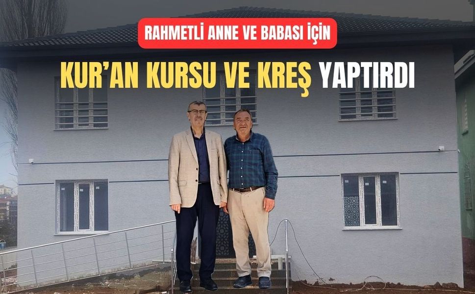 Uşaklı hayırseverin yaptırdığı Kur’an Kursu yakında açılıyor