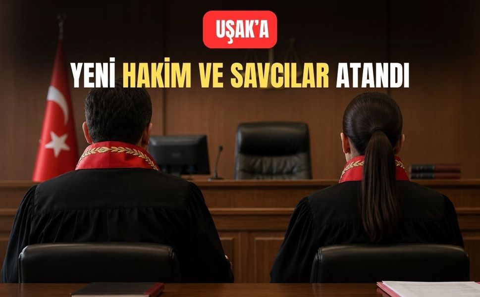 HSK ile Uşak’a gelen ve giden hâkim ve savcılar