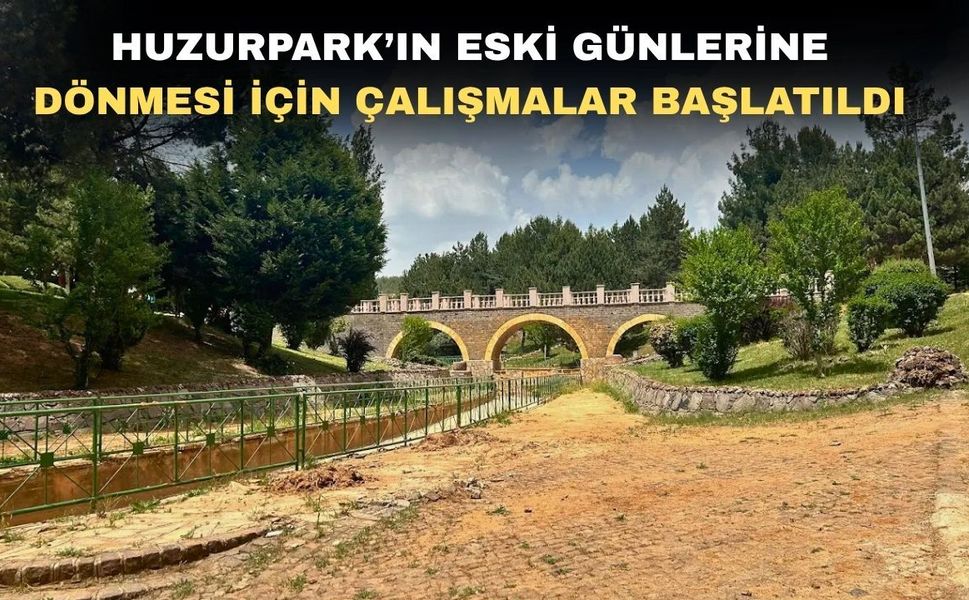 Uşaklıların huzur bulması için Huzurpark düzenleniyor