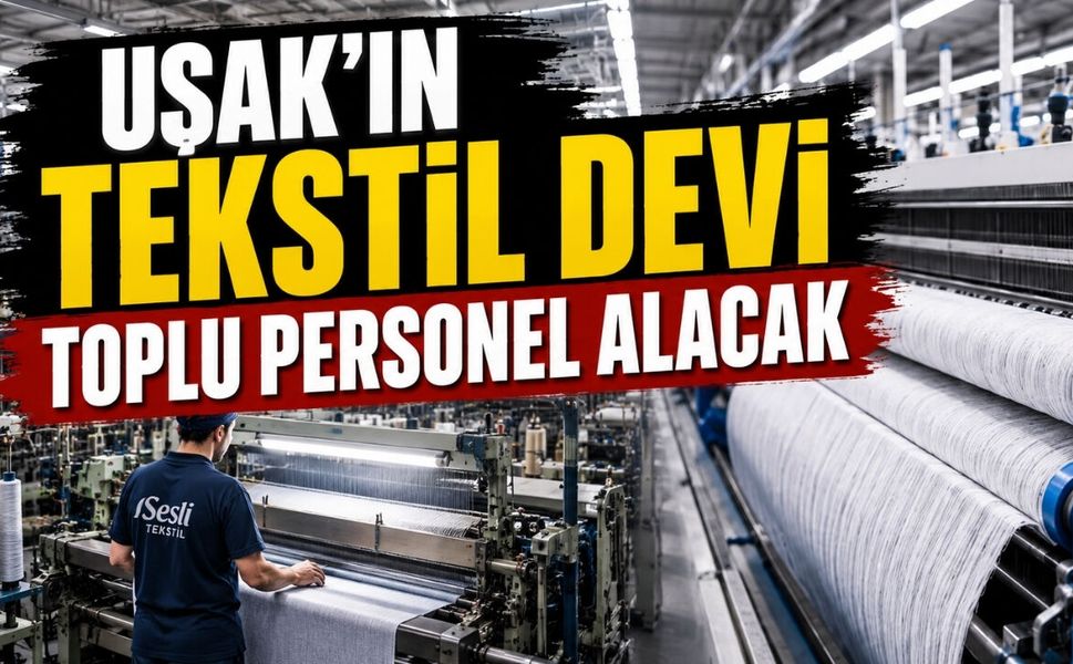 Uşak’ta Tekstil Devi Toplu Personel Alacak