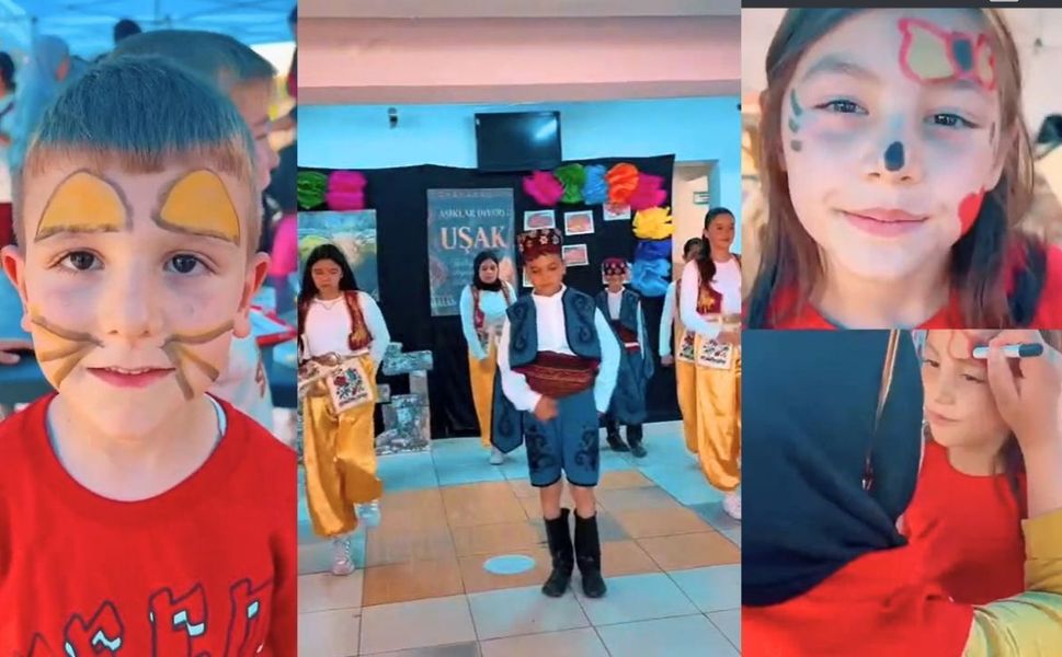 Uşak’ın Karakuyu köyünde çocuklar hem eğlendi hem öğrendi