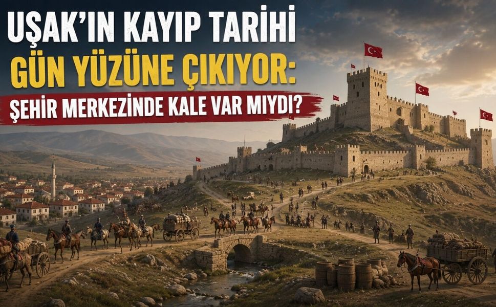 Uşak’ın Kayıp Tarihi Gün Yüzüne Çıkıyor: Şehir Merkezinde Kale Var mıydı?