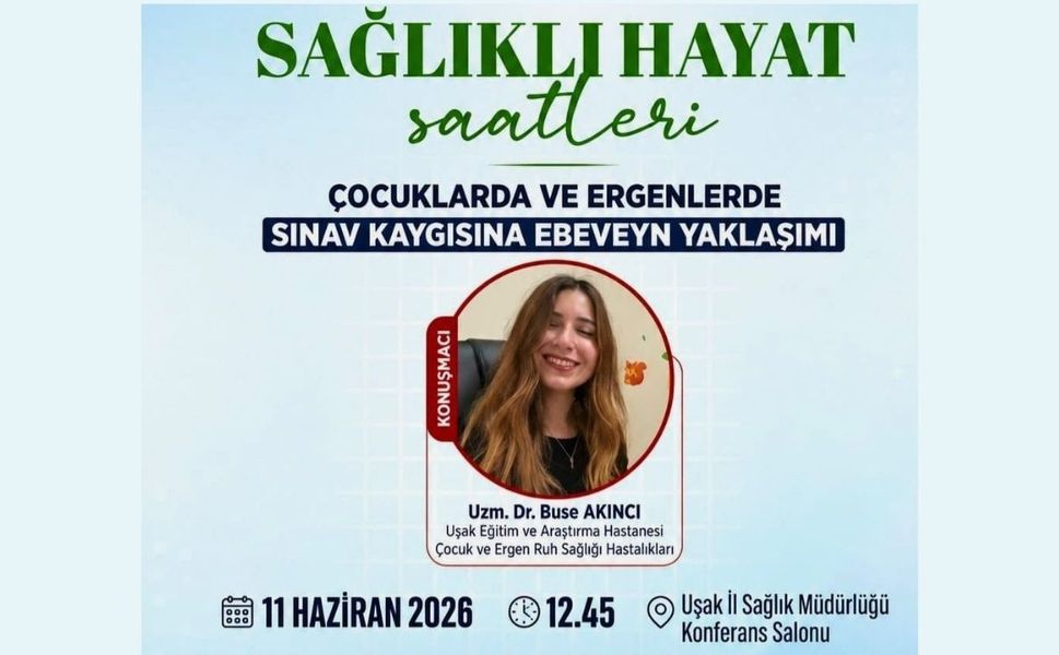 Uşak’ta “Sınav Kaygısı”na Karşı Ailelere Özel Seminer
