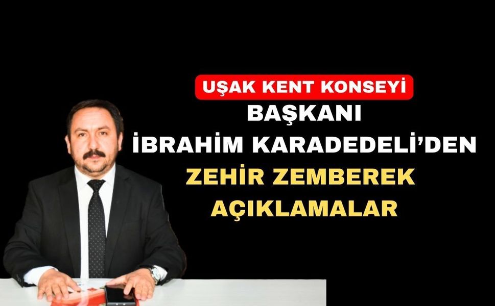 Uşak Kent Konseyi Başkanı Karadedeli Belediyeye Çattı