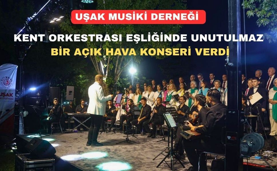 Uşaklılar Atapark’ta Müzik Dolu Gece Yaşadı