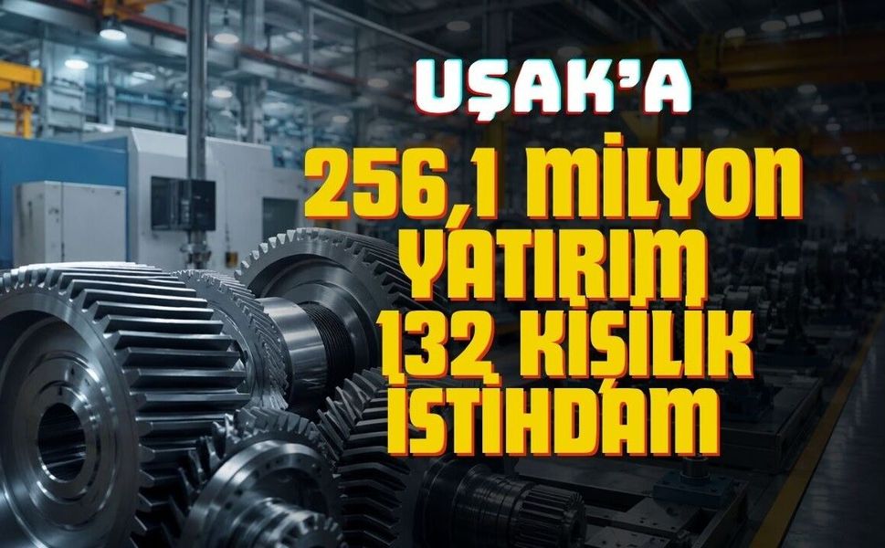 TR33 Bölgesi’nde yatırımlarda Uşak 256,1 milyon TL aldı