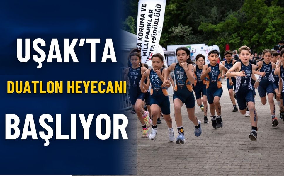 Uşak’ta Duatlon Heyecanı Başlıyor