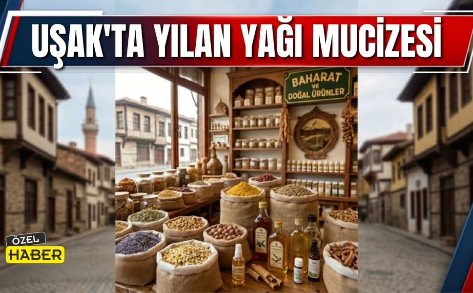 Uşak’ta Yılan Yağı Mucizesi