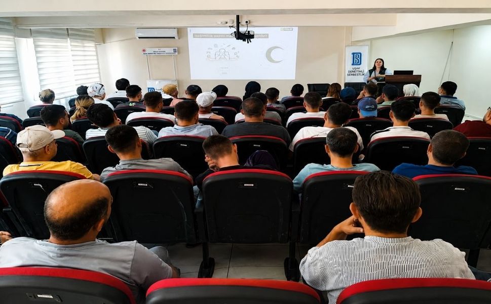 Uşak'ta Hükümlülere Bağımlılıkla Mücadele Eğitimi Verildi