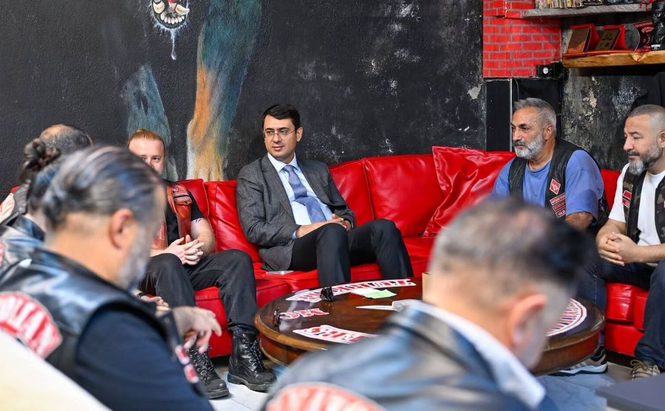 Vali  Kartal'dan Motosiklet Kulübü'ne Ziyaret