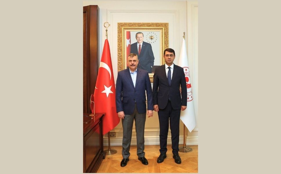 Bakan Mustafa Çiftçi, Uşak Valisi Serdar Kartal’ı kabul etti