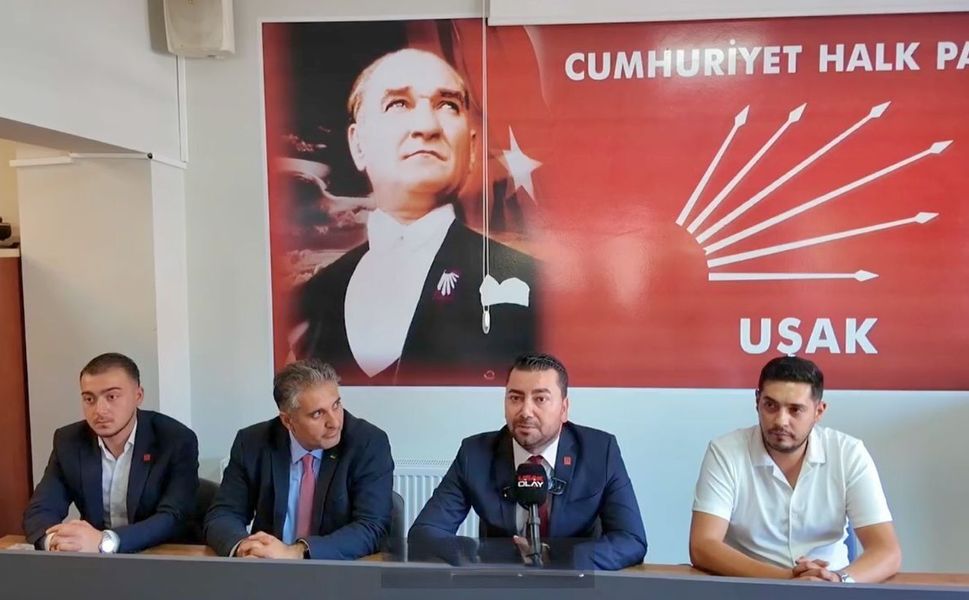 CHP Uşak İl Başkanı Can Ocakoğlu ; “Biber gazı doğru değil”