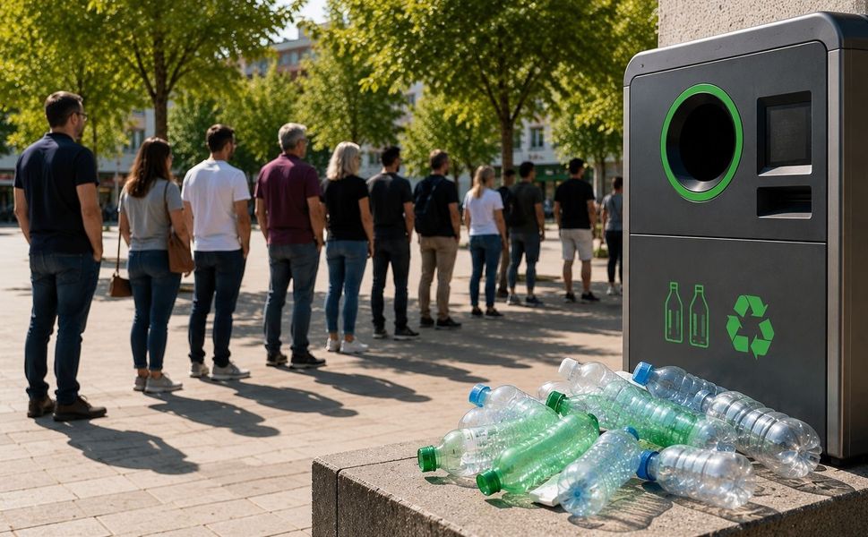 Uşak'ta Depozito Çilesi! Tek Makine, Uzun Kuyruk