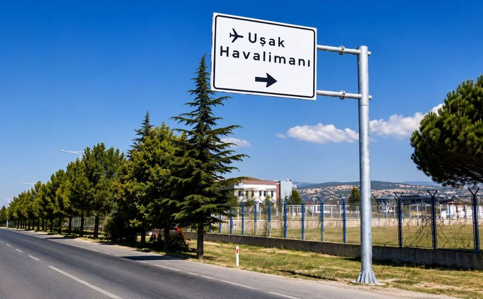Uşak Havalimanı Artık Daha Görünür