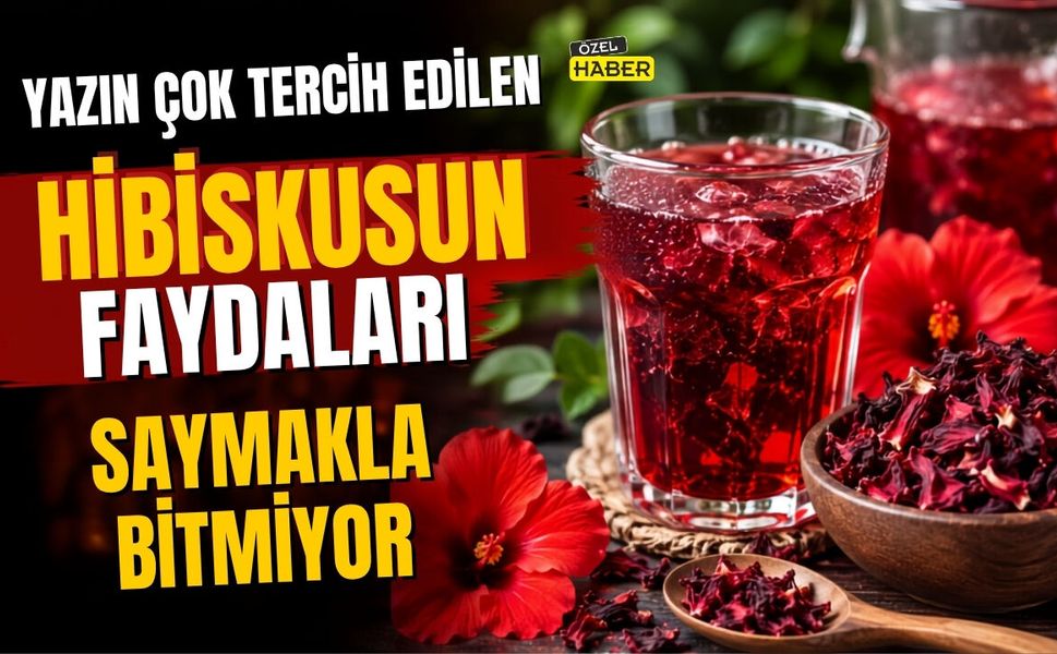 Yazın Çok Tercih Edilen Hibiskusun Faydaları Saymakla Bitmiyor