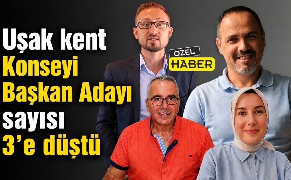 Uşak Kent Konseyi Başkan Adayı Geri Çekildi