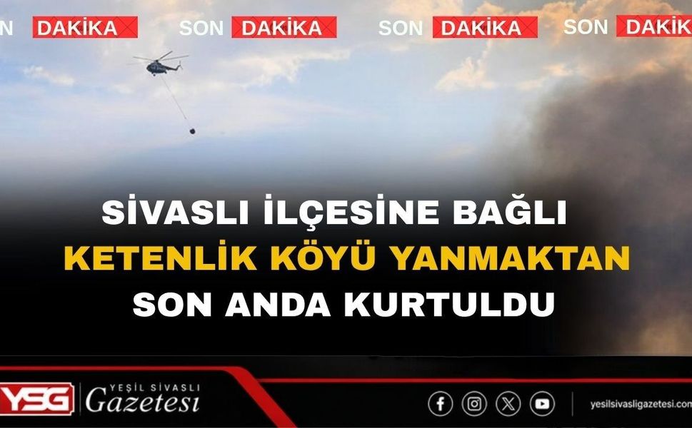 Uşak’ta O Köy İkinci Kez yanmaktan Son Anda Kurtuldu