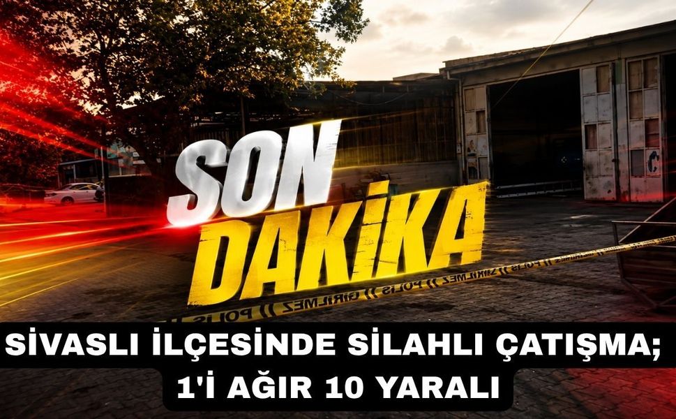 Uşak’ın Sivaslı İlçesinde silahla sanayi sitesinde çatışma