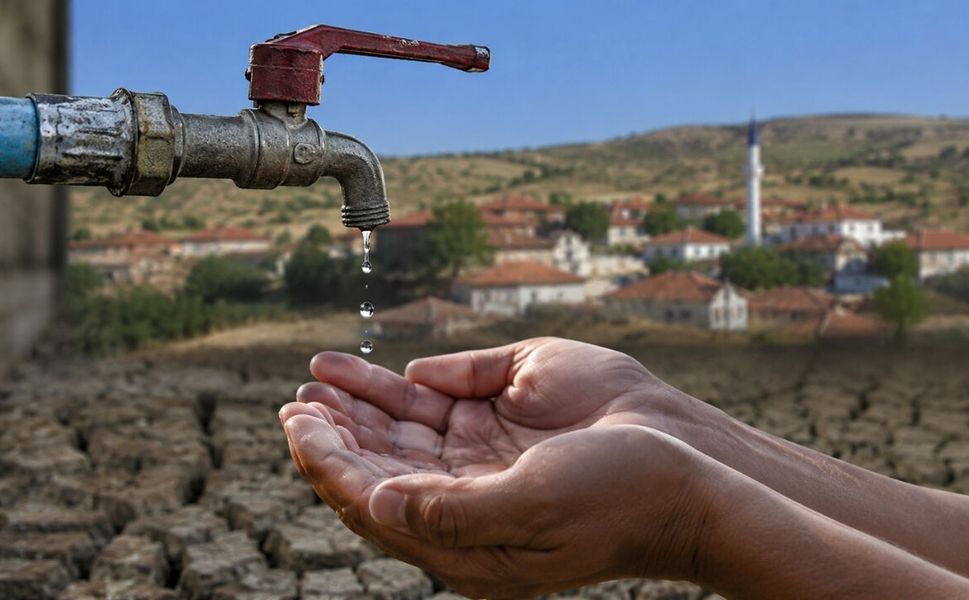 Uşak Yoncalı'da Su Kesintisi Vatandaşları Çileden Çıkardı