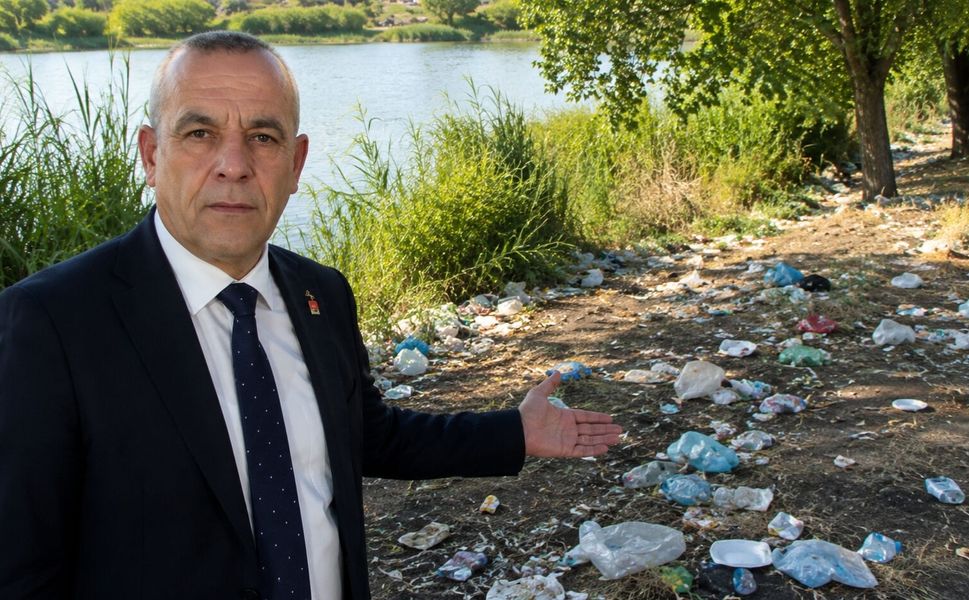 Doğa Cennetindeki Çöp Manzarası Tepki Çekti