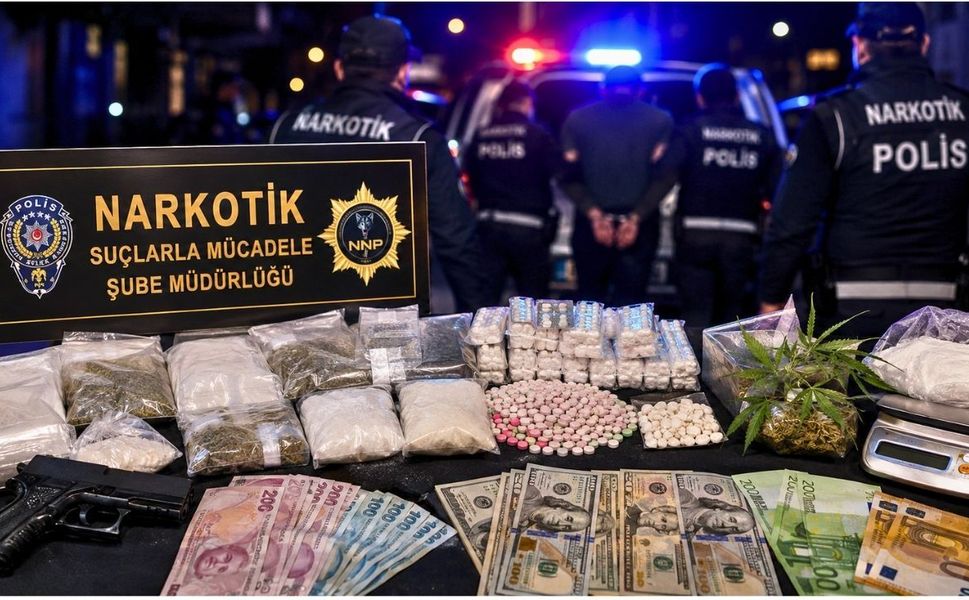 Uşak'ta Yasaklı Madde Operasyonlarında 16 Şüpheli Tutuklandı