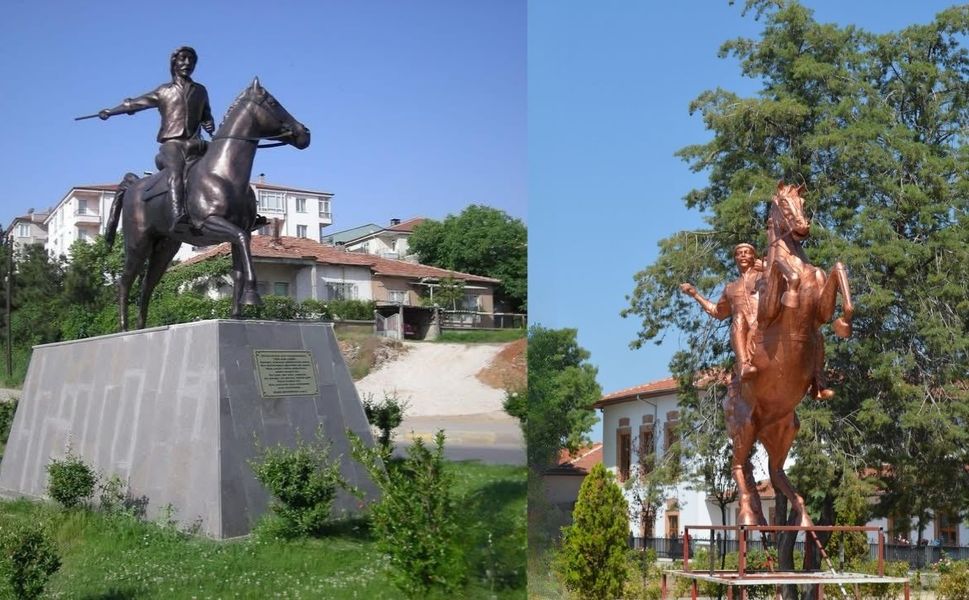 Uşak Cirit Atı Heykelinin Biri Ortaya Çıktı! Diğeri Nerede?