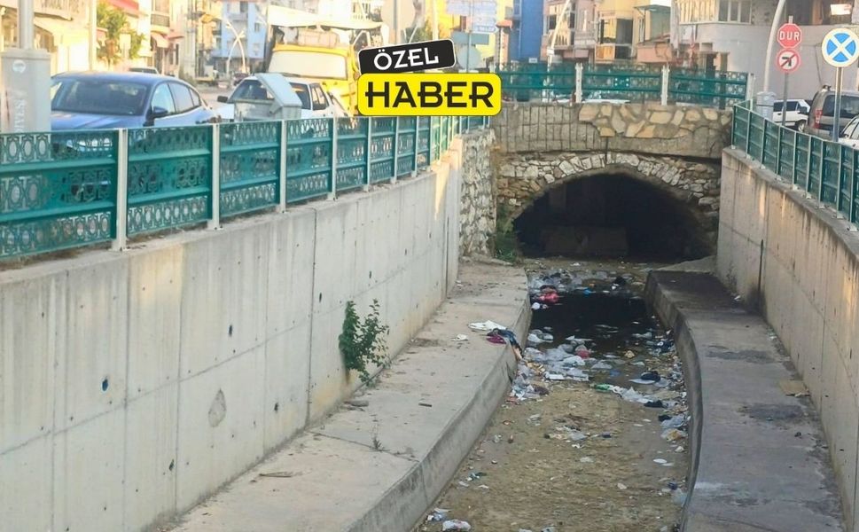 Uşak’ın İnci gerdanlığı Dokuz Sele Çayı Pislik İçerisinde